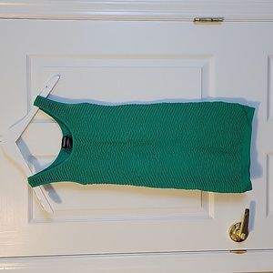 Bebe stretchy green bodycon dress